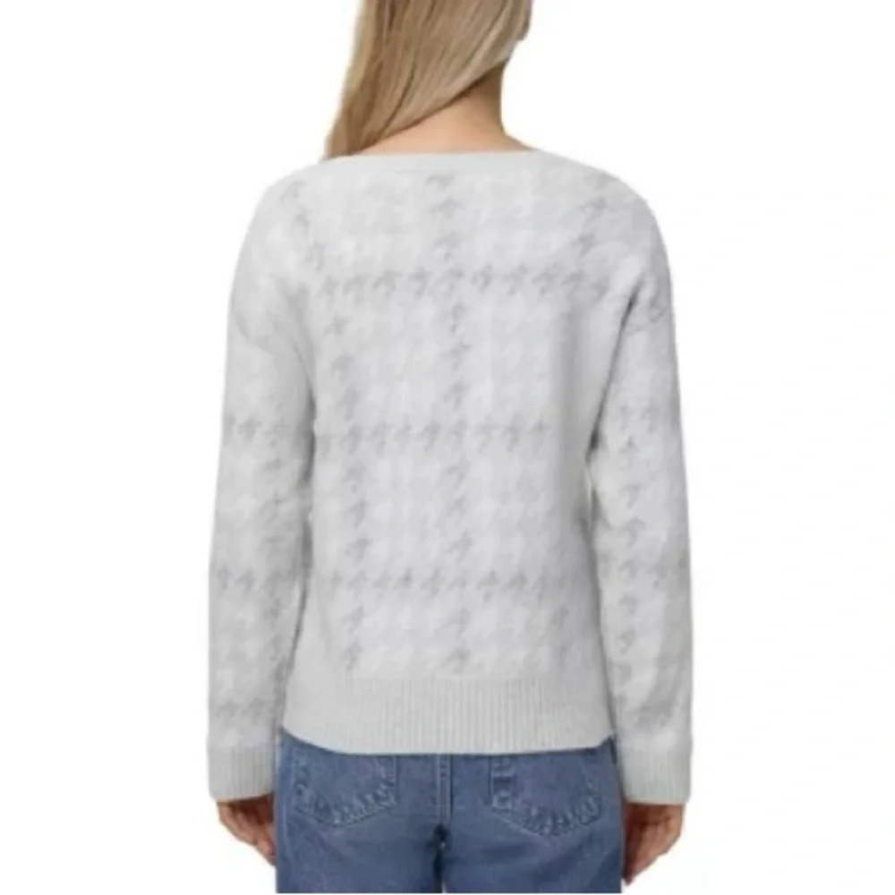 525America Gray Houndstooth Sweater size M - Picture 7 of 10